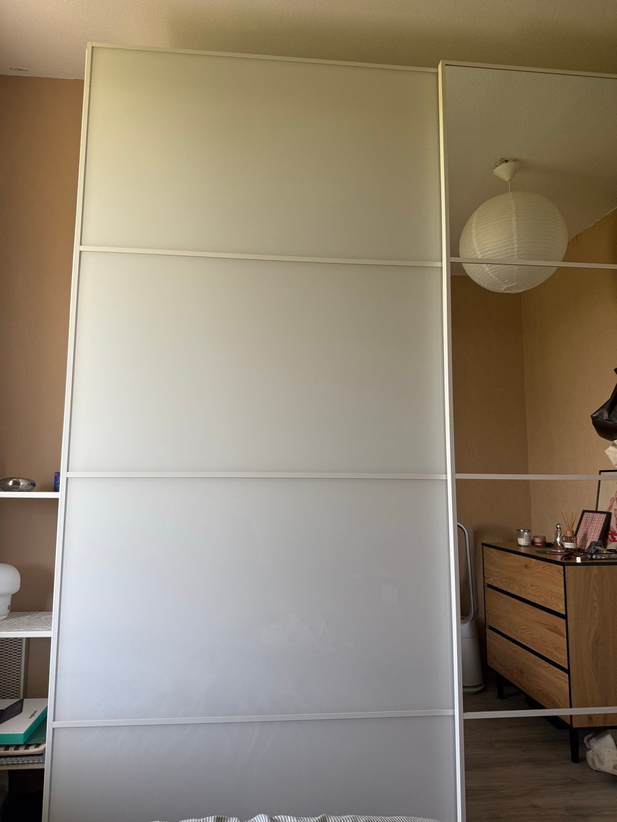 Witte glaspanelen voor IKEA PAX kast 100x60, Ophalen, 50 tot 100 cm, Minder dan 25 cm, Minder dan 100 cm
