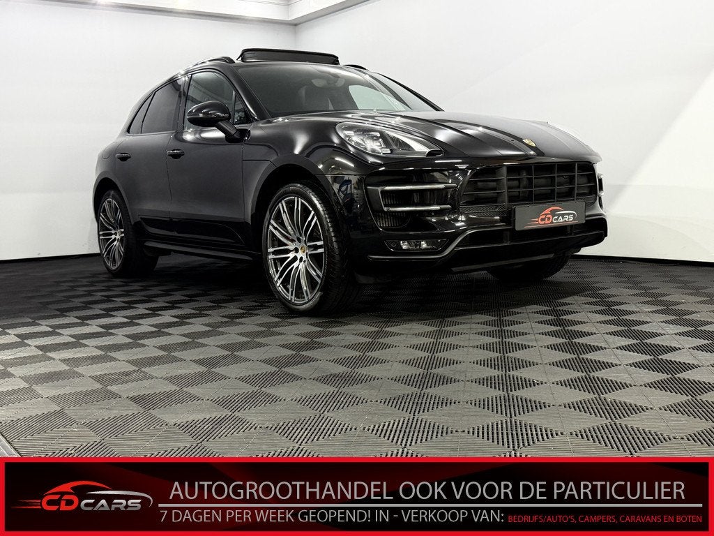 Porsche Macan 3.6 Turbo Panoramadak, Camera, Navi, Leder Bos, Auto's, Porsche, Bedrijf, Te koop, Macan, 4x4, ABS, Achteruitrijcamera