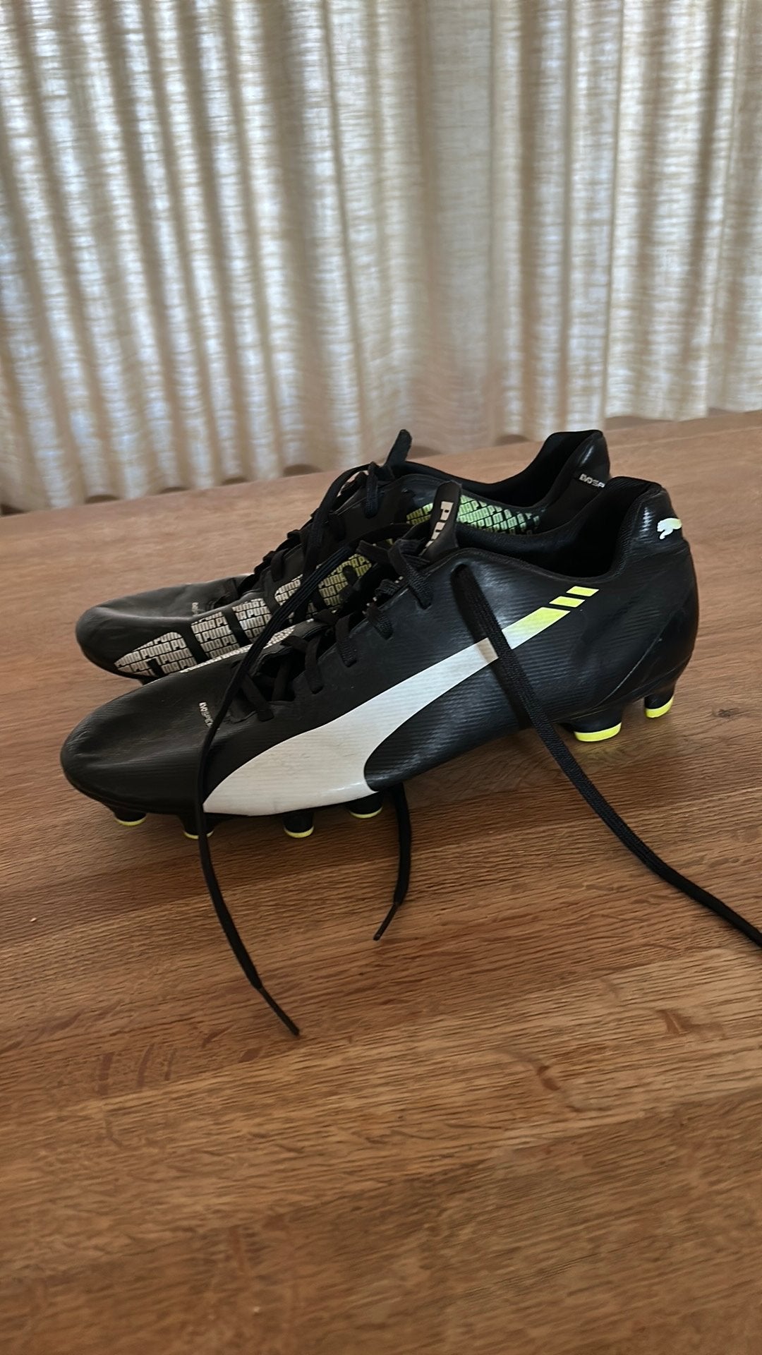 Puma Evo speed 5 voetbal schoen maat 45 zgan, Maat XS of kleiner, Ophalen of Verzenden, Zo goed als nieuw, Shirt
