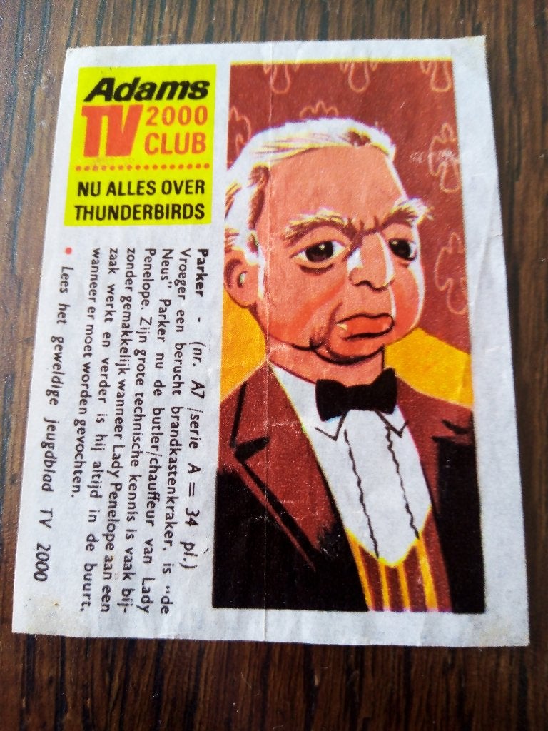 thunderbirds nr.A-7*1966*adams  tv 2000 club-parker adams, Alle leeftijden, Ophalen of Verzenden, Gebruikt, Science Fiction en Fantasy