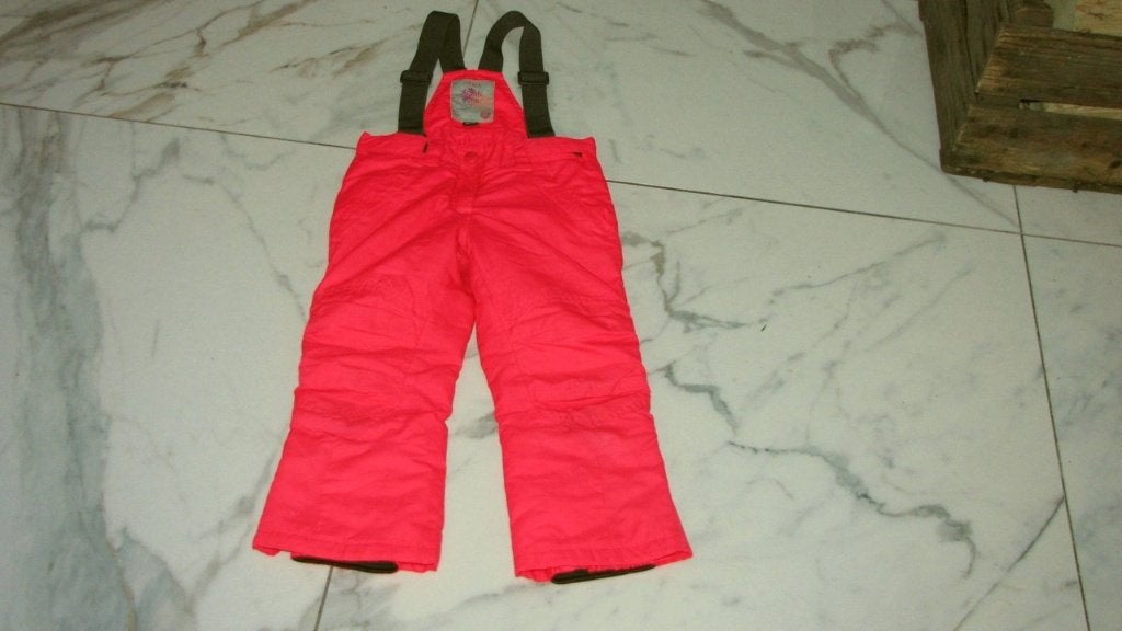 98-104 SKIBROEK Hema fluo oranje, Ophalen of Verzenden, Zo goed als nieuw, Meisje, Sport- of Zwemkleding