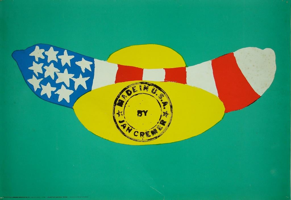 reproductie Verkerke hot dog USA opart 1969 van Jan Cremer, Ophalen of Verzenden