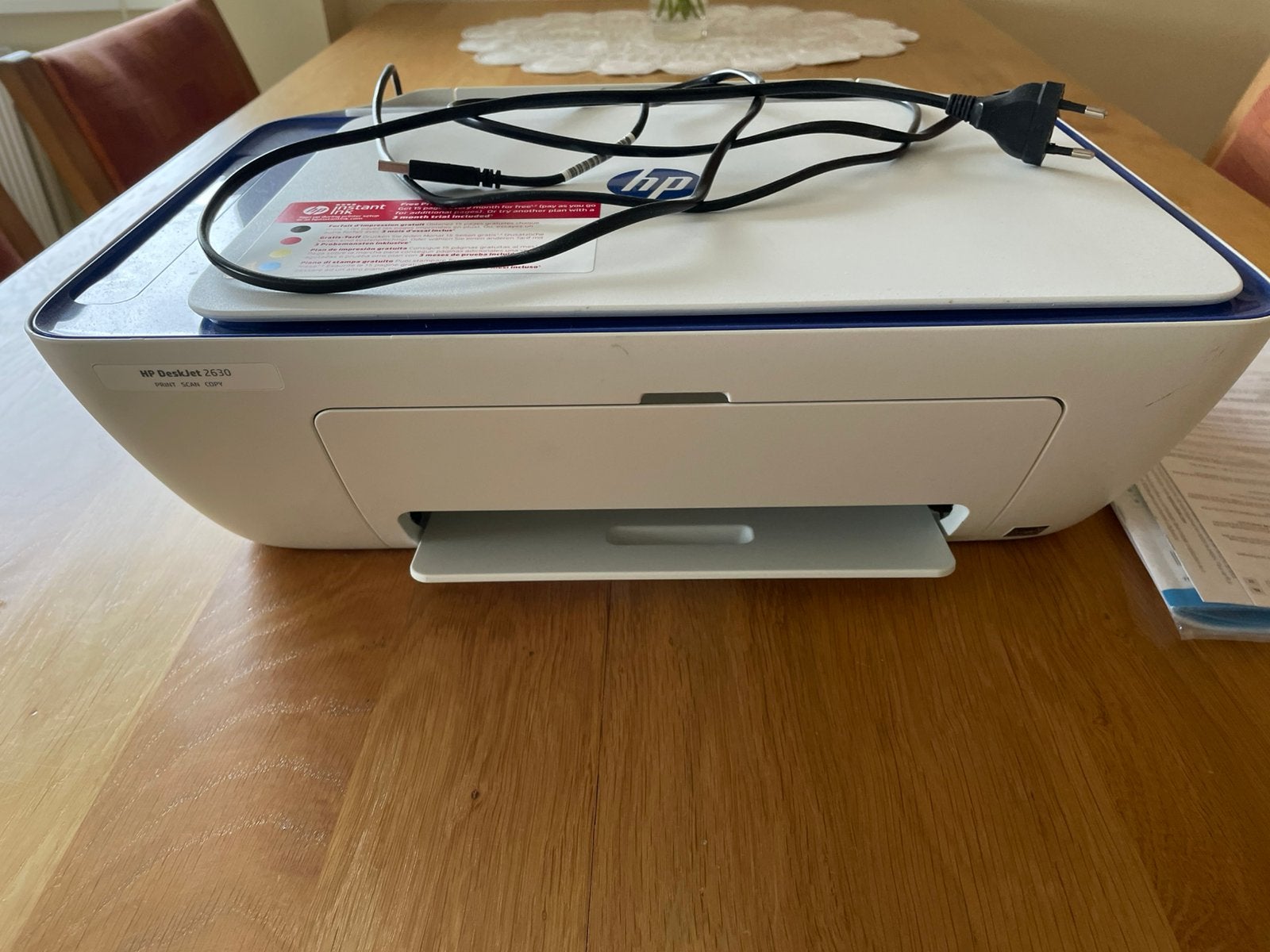 Te koop HP Deskjet 2630 met wifi., Computers en Software, Printers, Ophalen, Gebruikt, All-in-one, Ingebouwde Wi-Fi