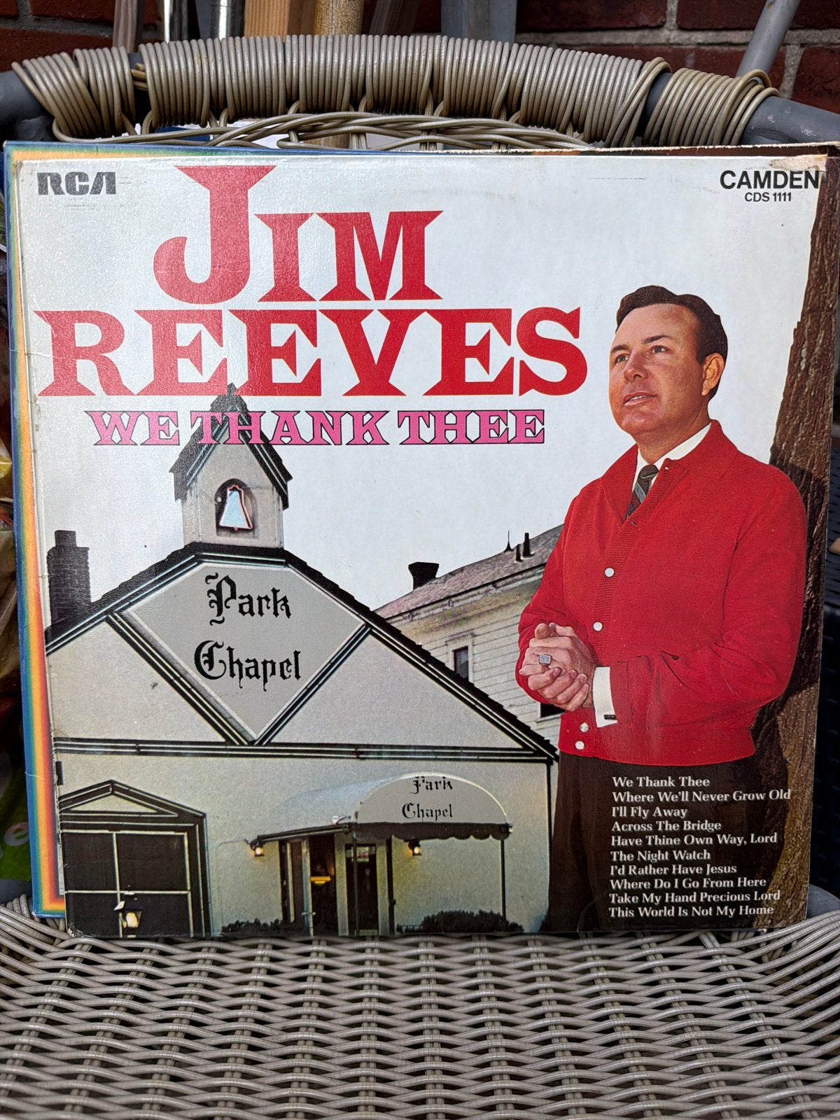 3.   Jim Reeves - We Thank Thee LP (Country, Gospel)