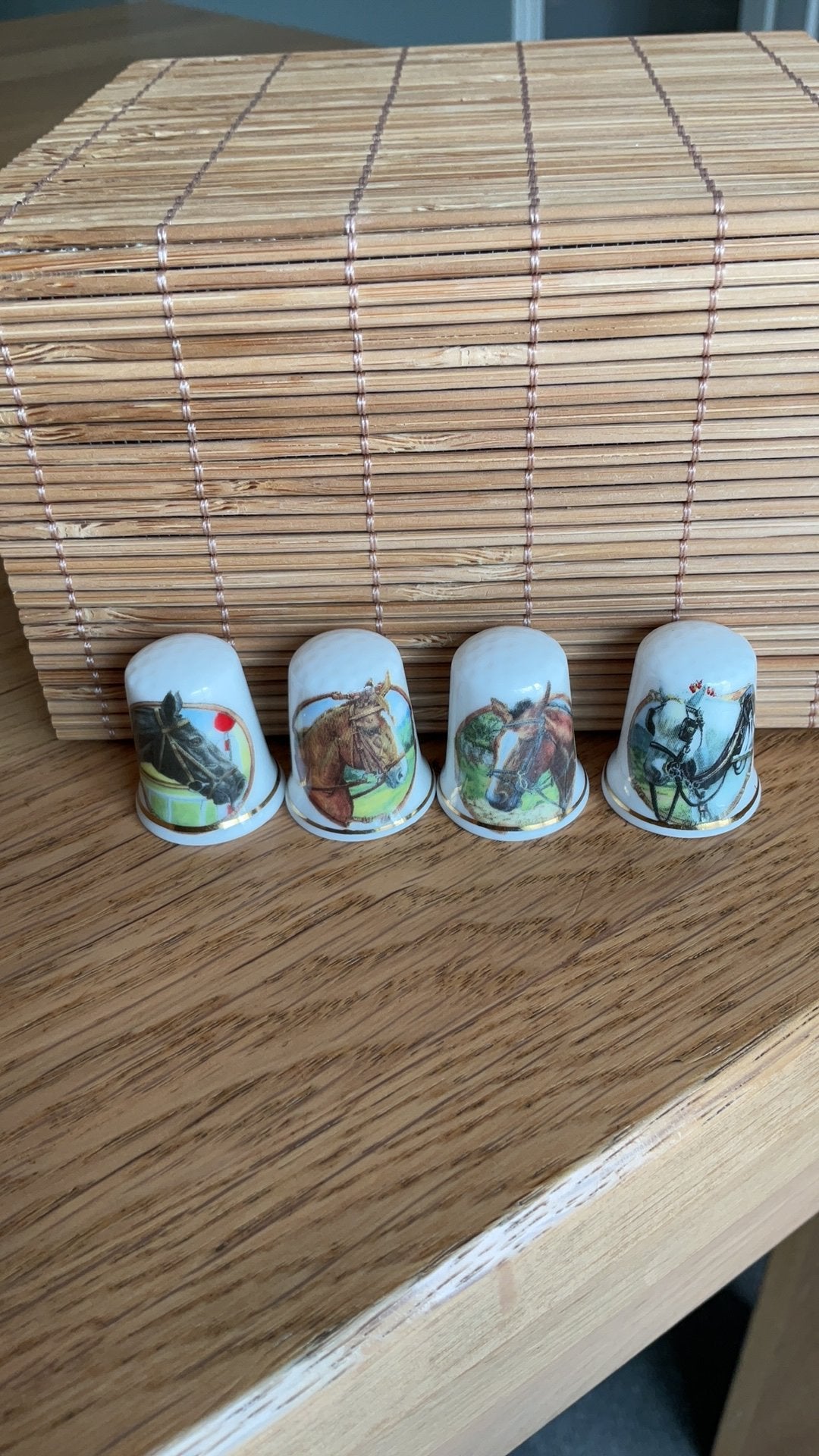 Paarden vingerhoed vingerhoedje vingerhoedjes vingerhoeden, Verzenden, Nieuw, Porselein, Nederland
