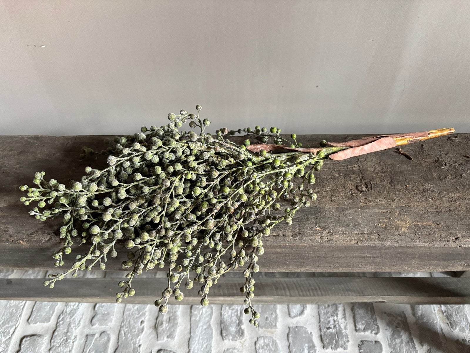 Dadeltakken groen kunst- Realistische Bessen 60 cm, Binnen, Bibislifestyle, Info@bibislifestyle.nl, 60 cm