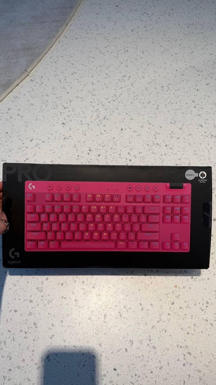 Logitech G Pro X TKL Lightspeed Gaming Keyboard – Nieuw, Computers en Software, Toetsenborden, Nieuw, Qwerty, Draadloos, Gaming toetsenbord