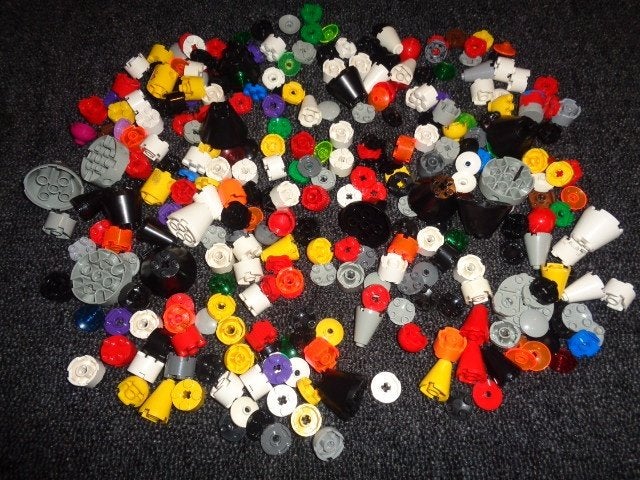 Partij X150=Lego ronde stenen