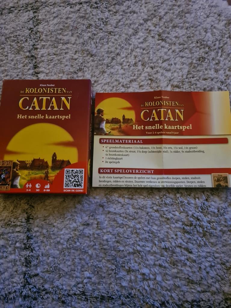 Catan – Het snelle kaartspel, Ophalen of Verzenden, Nieuw, Speelkaart(en)