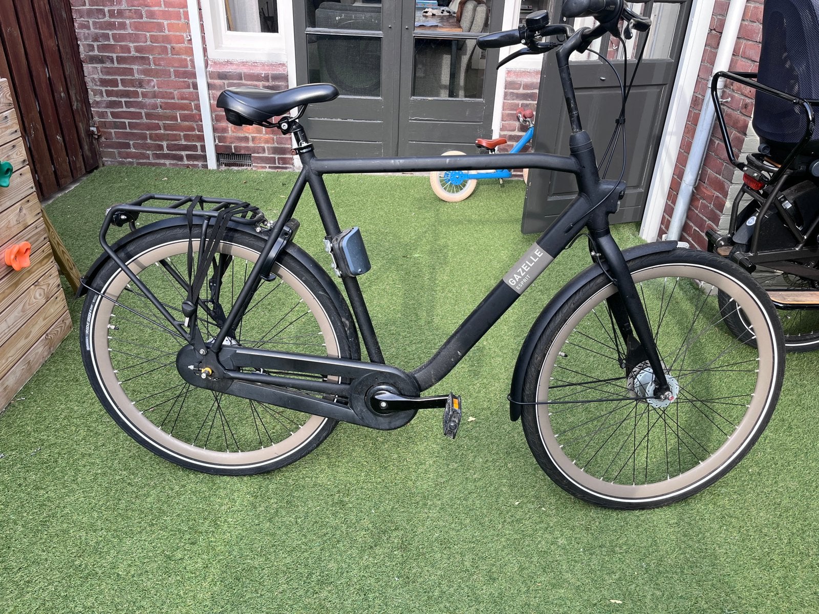 *Hufterproof* Gazelle Esprit N7 Heren Matzwart 63cm, Ophalen, Zo goed als nieuw, Gazelle, Versnellingen