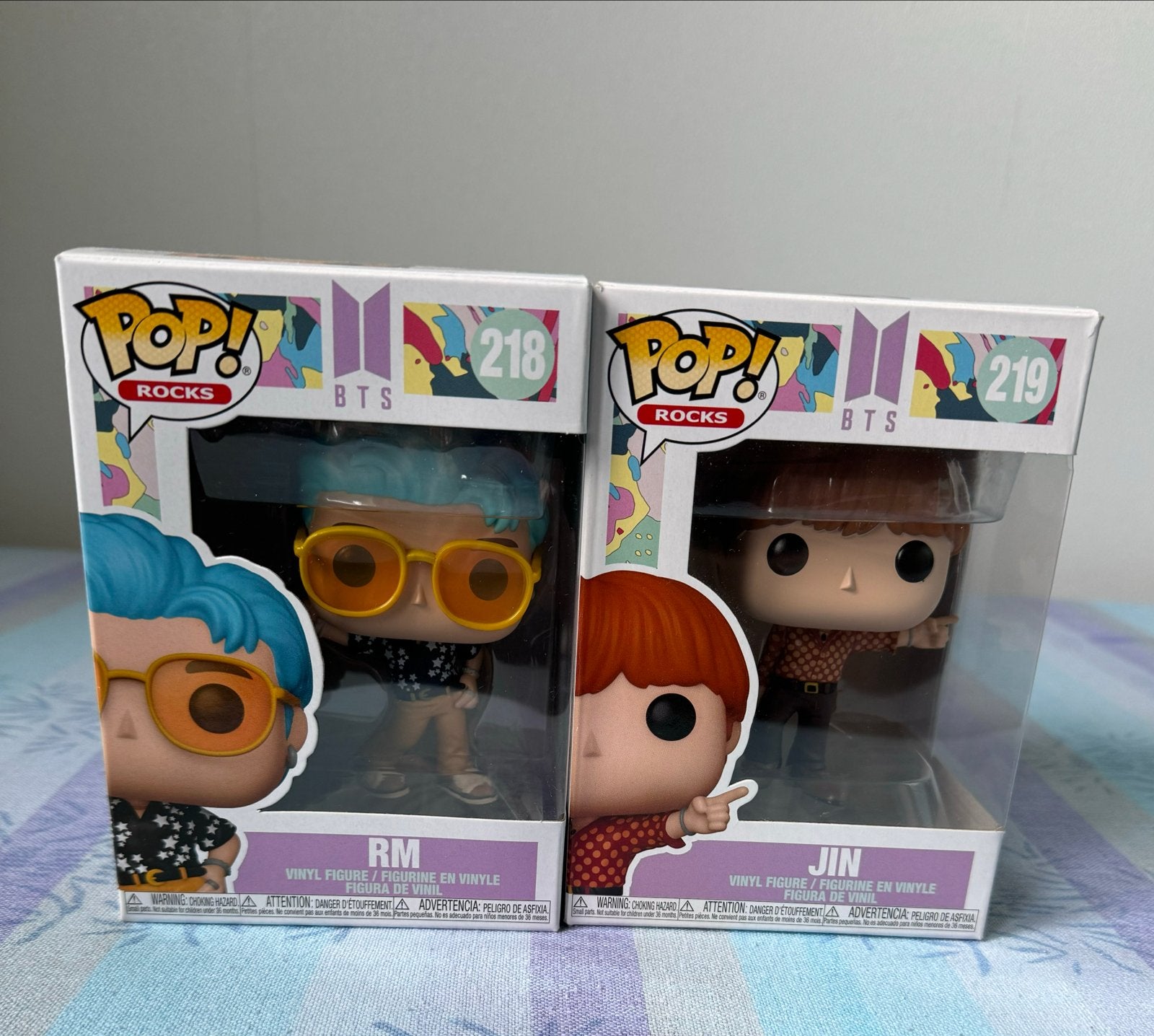 Funko Pop! Rocks BTS Dynamite RM & Jin (218 & 219), Verzamelen, Ophalen of Verzenden, Nieuw
