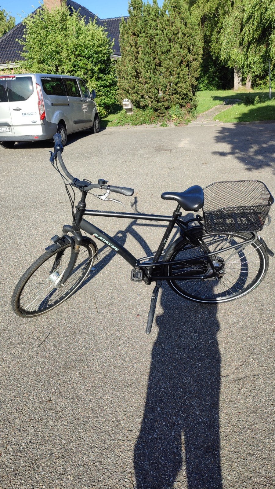 Betavus Mambo Zwart Mat Heren - Dames City bike - 57 cm, Gebruikt, Batavus, Versnellingen, Schijfrem