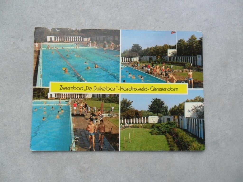 Hardinxveld-Giessendam/zwembad De Duikelaar 1979, Verzenden, 1960 tot 1980, Gelopen, Noord-Brabant