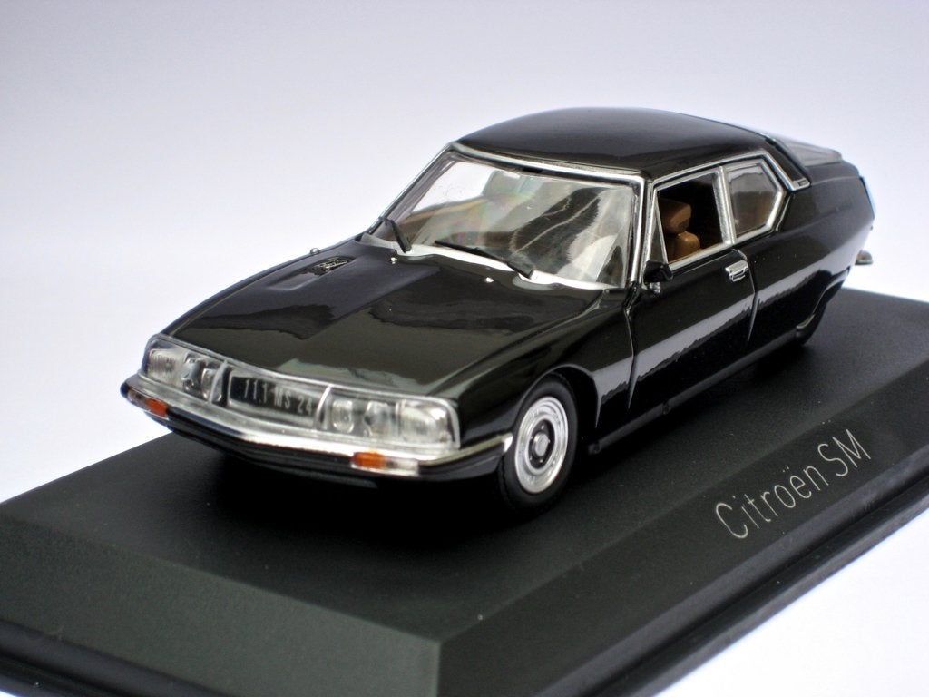 Citroen SM zwart Norev 1:43, Ophalen of Verzenden, Nieuw, Auto, Norev