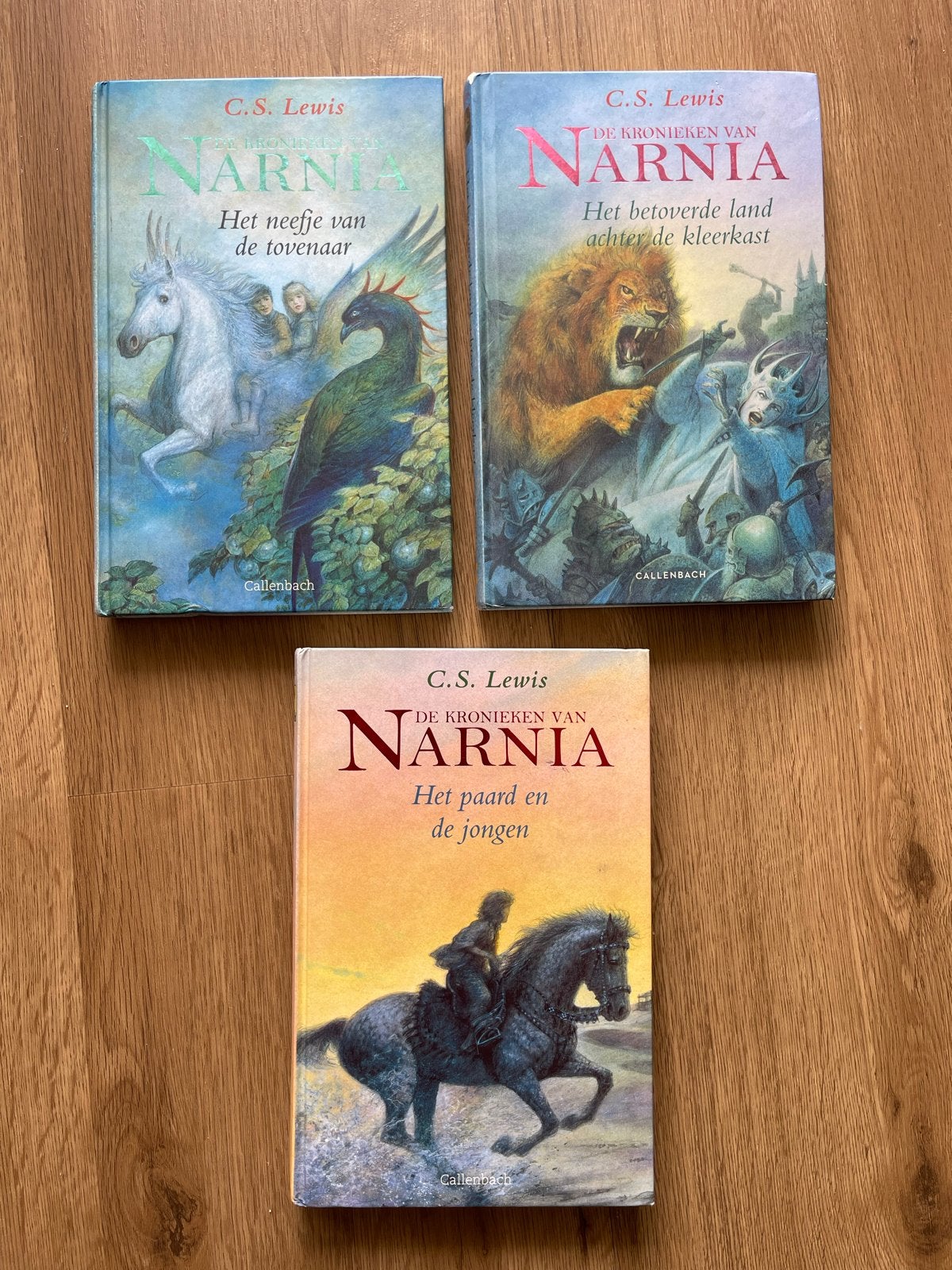 De Kronieken van Narnia - Boeken 1, 2 en 3 (C.S. Lewis), Boeken, Ophalen of Verzenden, Gelezen