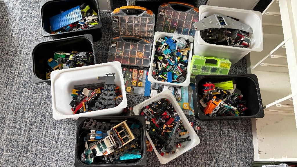Foto 2 van Grote LEGO-verzameling van circa 45 kg