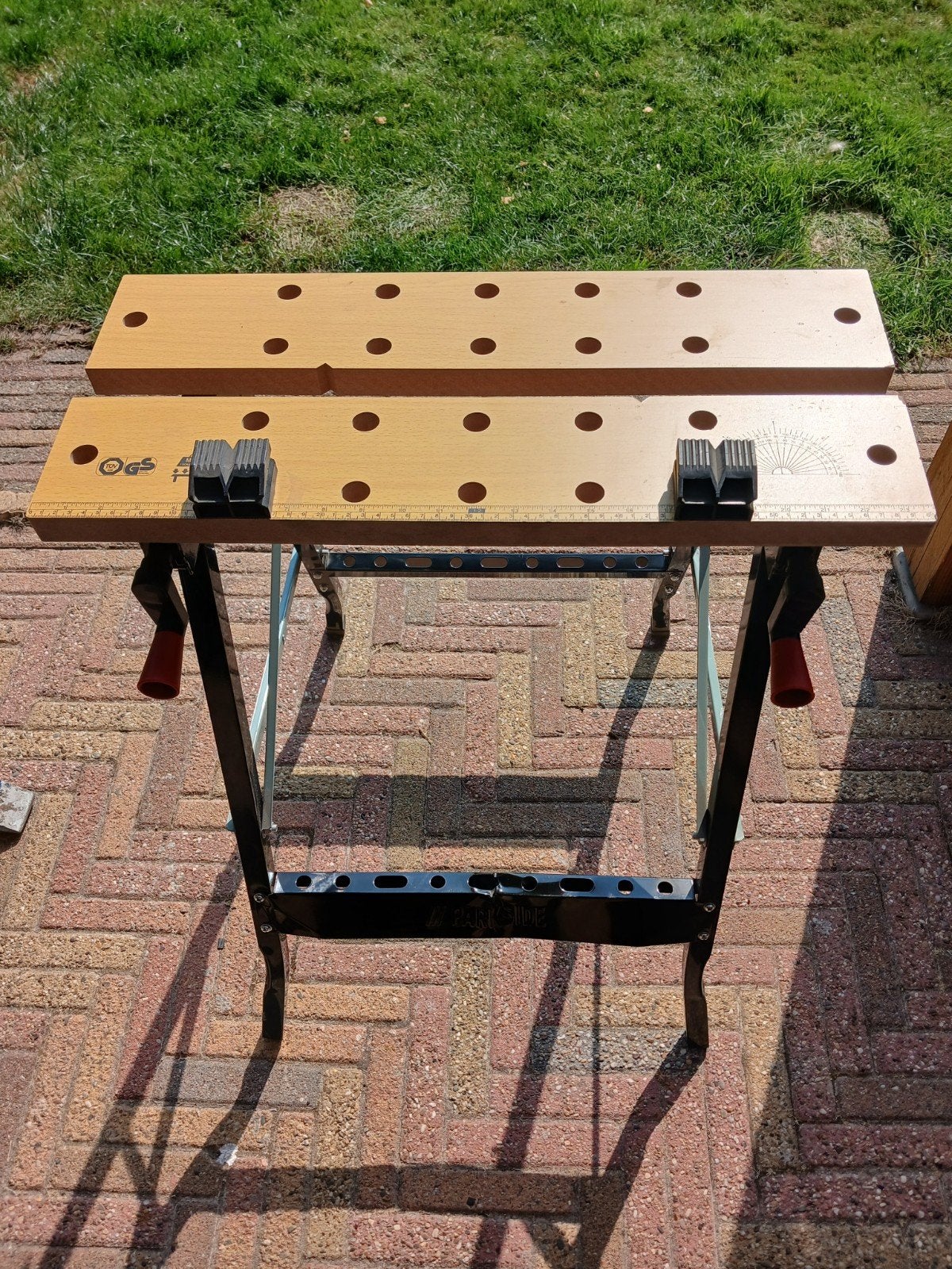 Parkside Workmate Verplaatsbare Werkbank - Nieuw, Ophalen, Nieuw, 70 tot 120 cm, Bankschroef