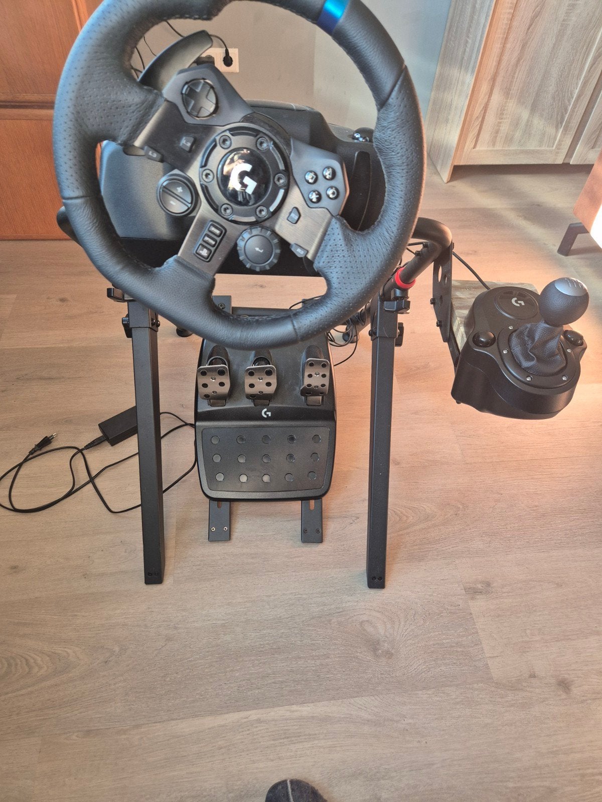 Logitech G923 Racestuur met Versnellingsbak, Spelcomputers en Games, Ophalen, Racestuur, Gebruikt, Force feedback