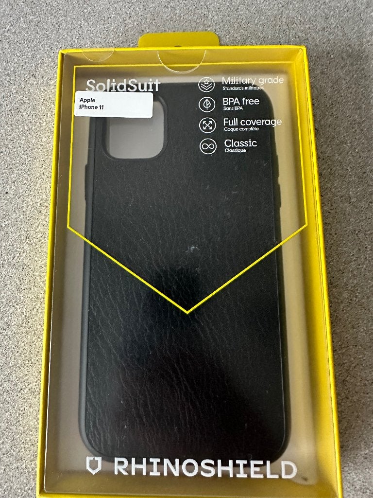 Rhinoshield iPhone 11, Telecommunicatie, Mobiele telefoons | Hoesjes en Frontjes | Apple iPhone, Kunststof, IPhone 11, Zwart, Overige merken