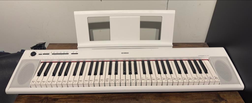 Yamaha NP-12WH Piaggero Digitale Piano - Wit, Ophalen of Verzenden, Zo goed als nieuw