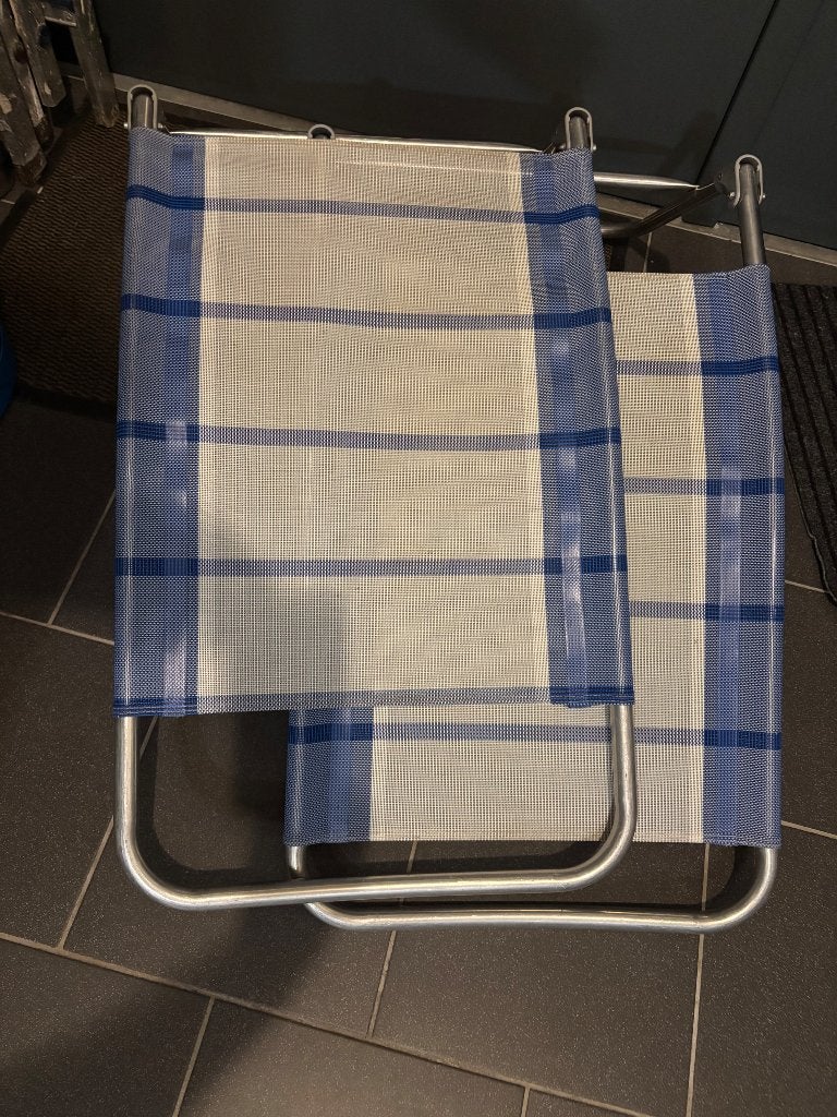 Dukdalf voetenbank, Caravans en Kamperen, Ophalen, Gebruikt