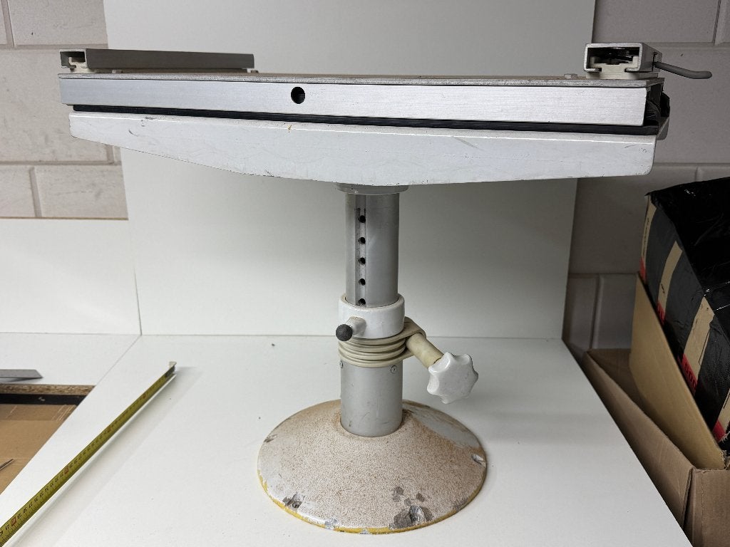 Tafelpoot 50 cm hoog verstelbaar, Ophalen of Verzenden, Gebruikt, Overige typen