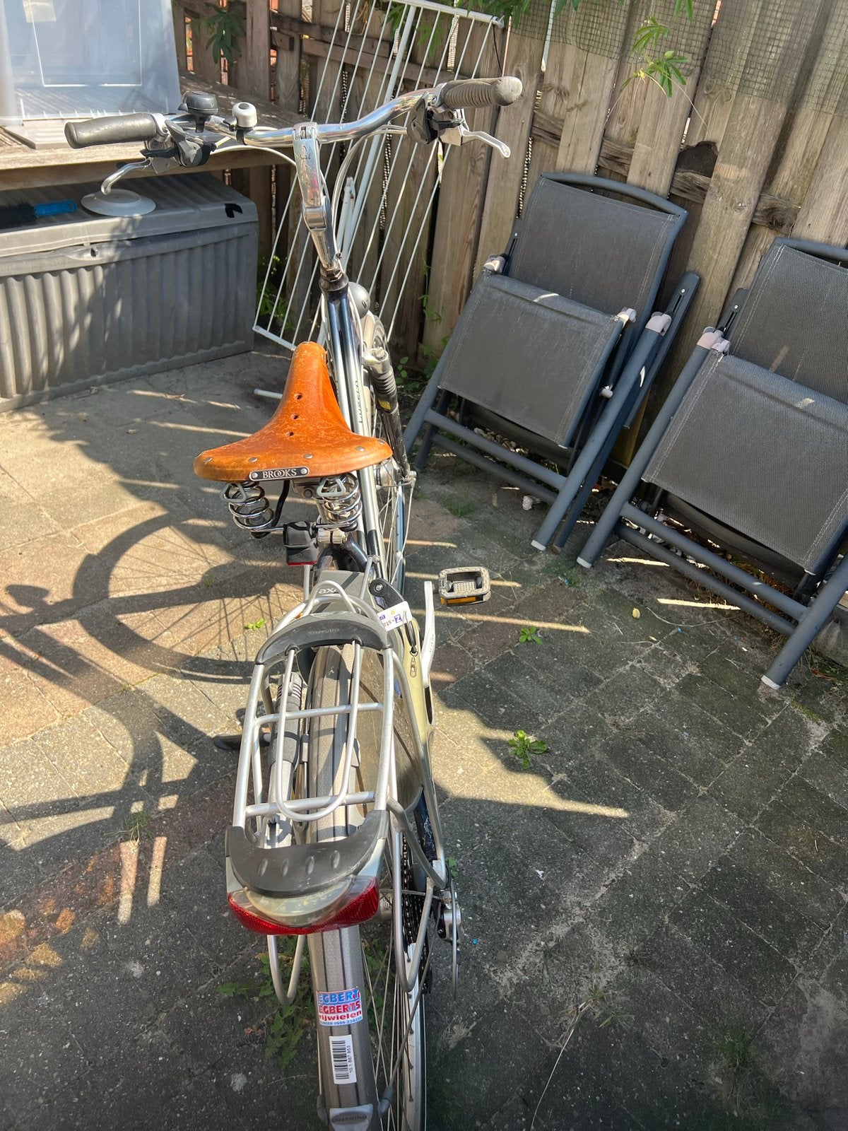 Gazelle damesfiets met Brooks zadel, Velgrem, Versnellingen, Ophalen of Verzenden, Gazelle