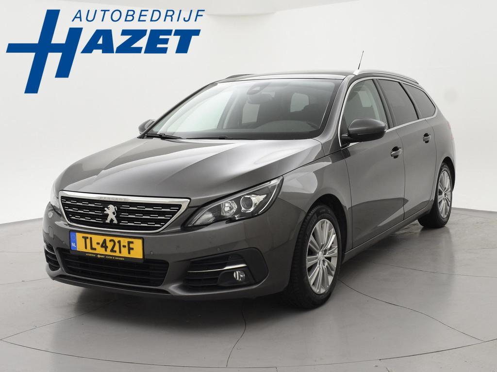 Peugeot 308 SW 1.5 BLUEHDI 130 PK PREMIUM *BTW* + TREKHAAK |, Voorwielaandrijving, Stof, Gebruikt, 4 cilinders