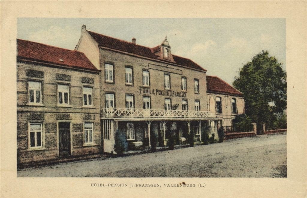 Hotel-Pension J. Franssen, Valkenburg [L.] - 1917 gelopen, Verzamelen, Verzenden, Voor 1920, Gelopen, Limburg