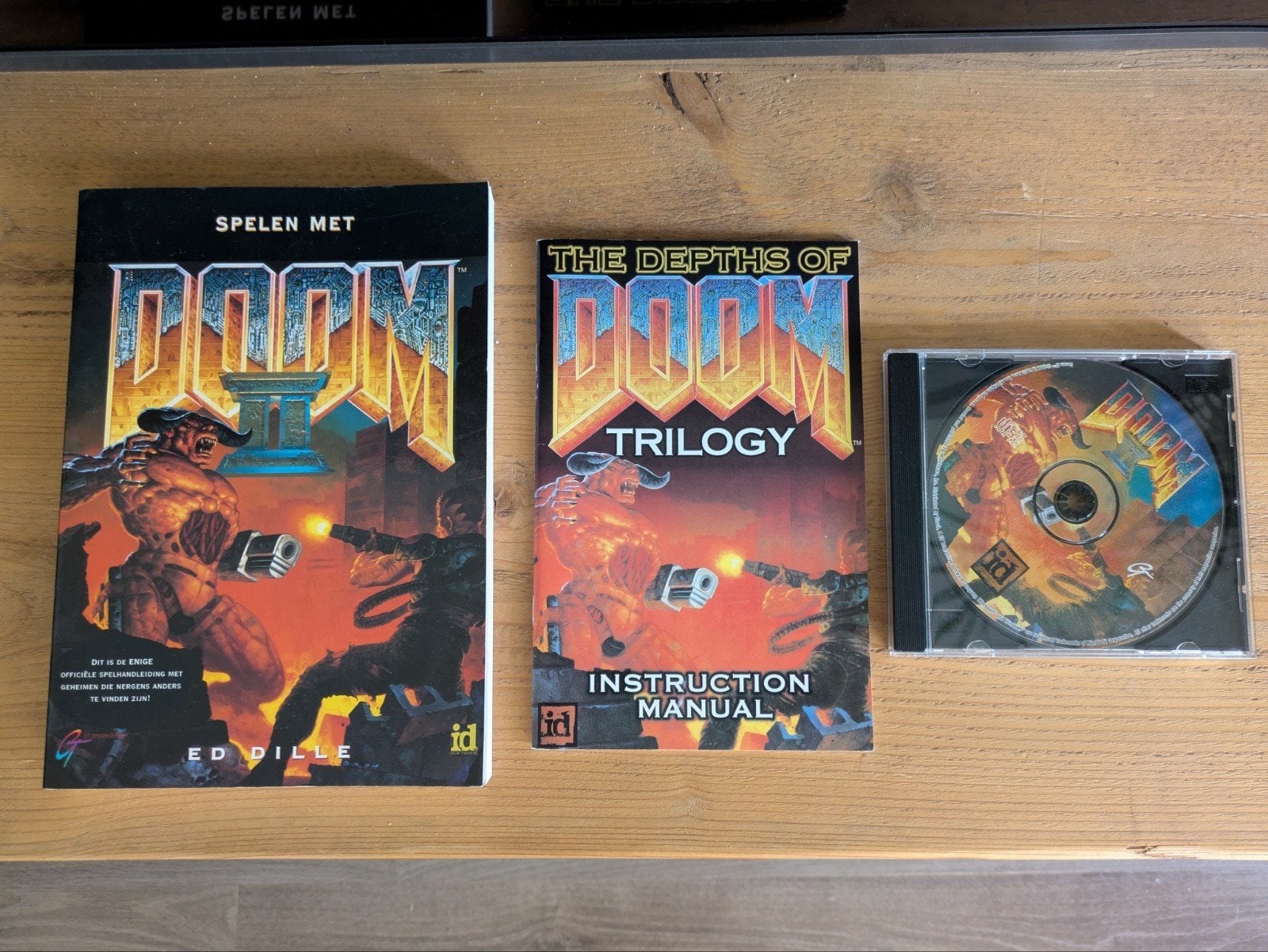 Doom 2 PC CD-ROM met handleidingen, Gebruikt, Shooter, 1 speler, Eén computer