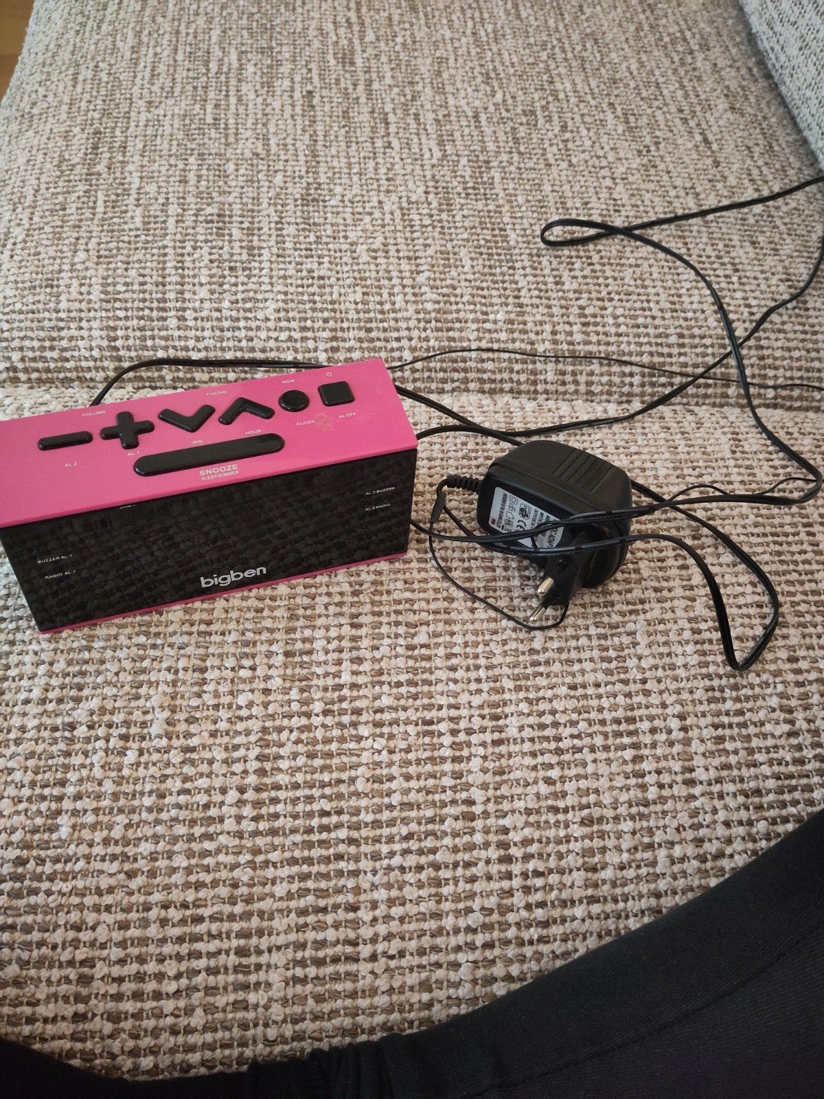 Digitale wekker met snoer met radio, Ophalen of Verzenden, Gebruikt, Digitaal