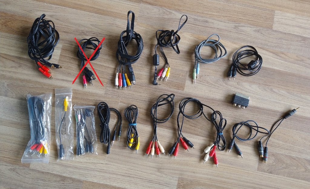 Diverse audio tulp din en jack kabels stekkers, Ophalen of Verzenden, Zo goed als nieuw, Minder dan 2 meter, Overige kabels