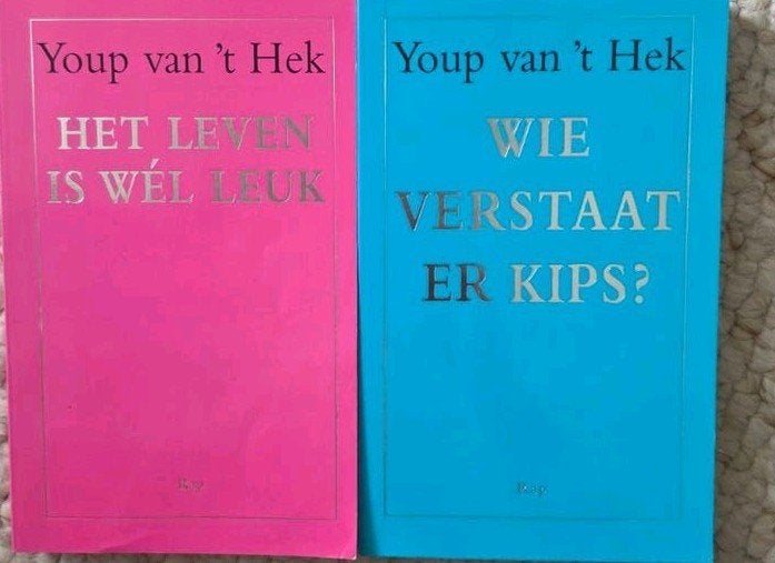 Youp van 't Hek, Leven is Wél Leuk & Wie Verstaat Er Kip, Ophalen of Verzenden, Zo goed als nieuw, Youp van 't Hek, Anekdotes en Observaties