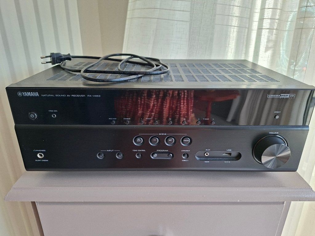 Yamaha RX-V483 - 5.1-kanaals receiver met 80W per kanaal, Ophalen, Yamaha, Zo goed als nieuw, 60 tot 120 watt