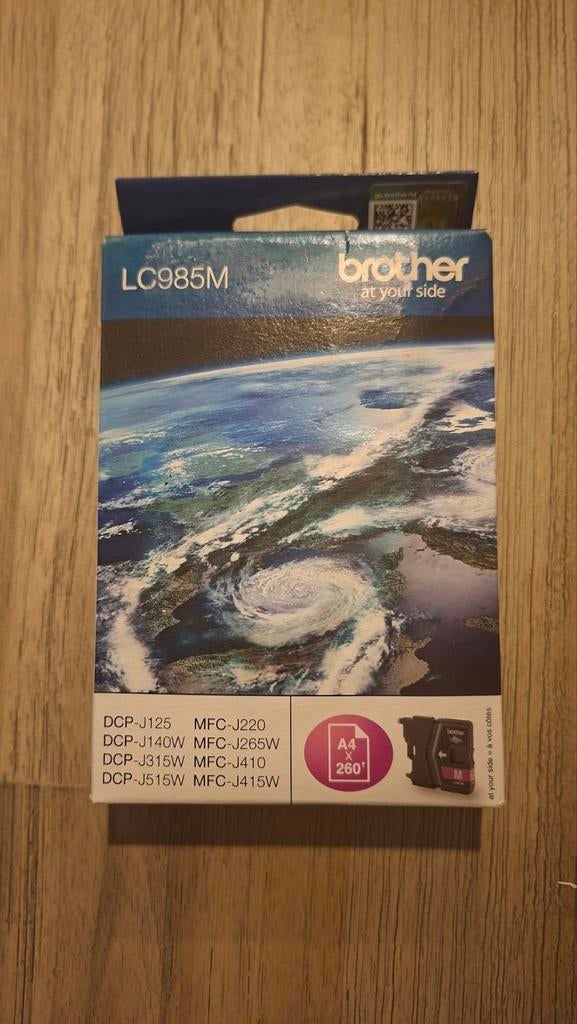 Brother LC985M Magenta Inktcartridge - Origineel, Ophalen of Verzenden, Nieuw, Cartridge, Brother