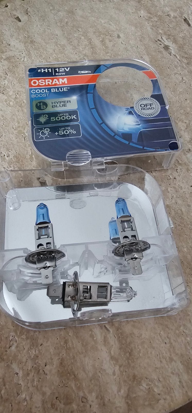 OSRAM H1 12V 80W Cool Blue Boost Halogeenlampen, Ophalen