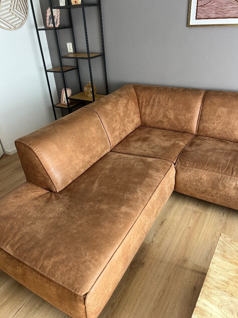 vintage hoekbank, Ophalen, 250 tot 300 cm, Gebruikt, Overige maten
