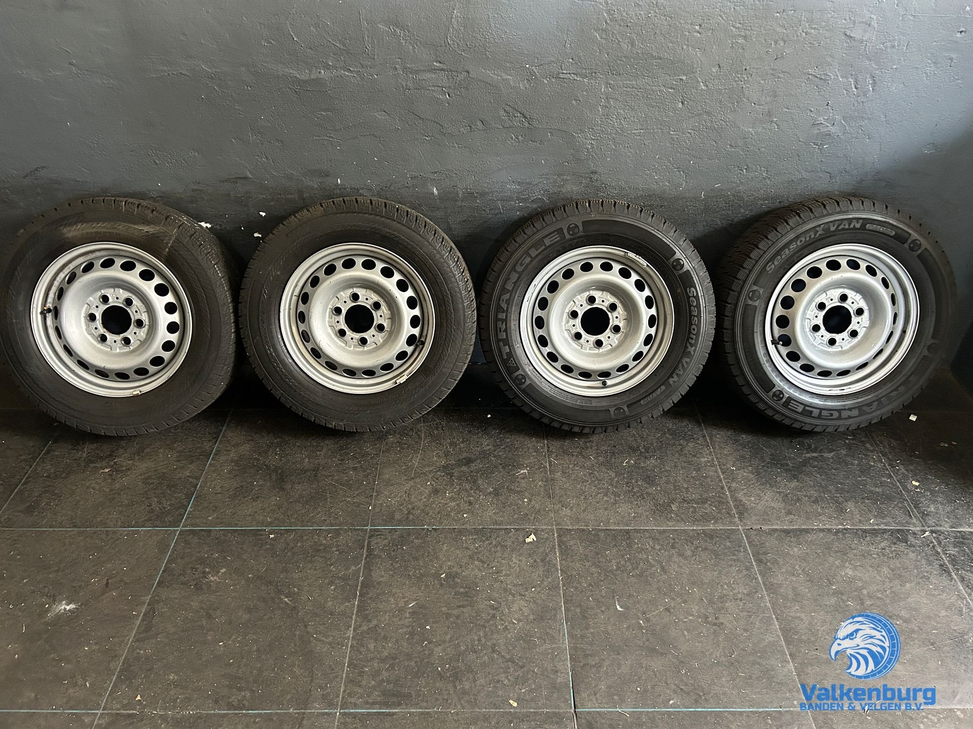 7-8mm! Originele Mercedes Sprinter B907 B910 16 inch stalen, -, Banden en Velgen, Ophalen of Verzenden, All Season