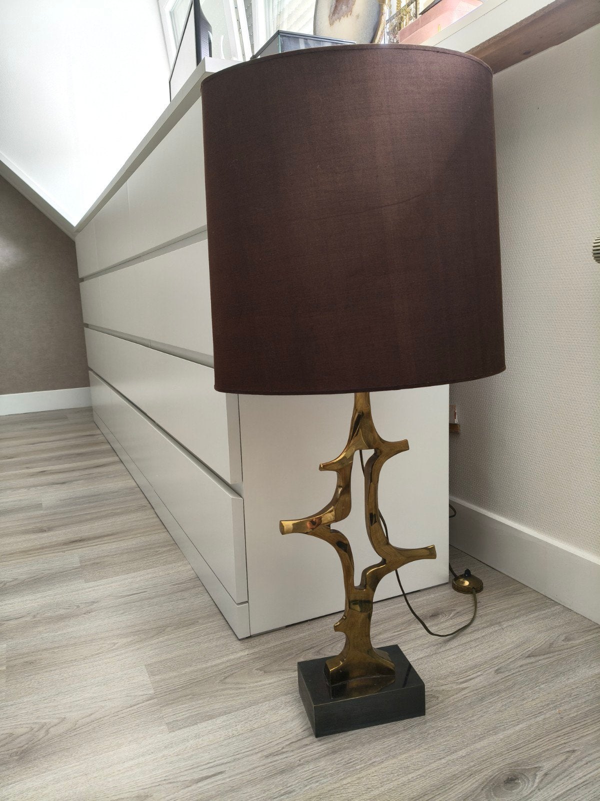 Vintage Willy Daro Hippocampus Lamp - Brutalistische Stijl, Ophalen