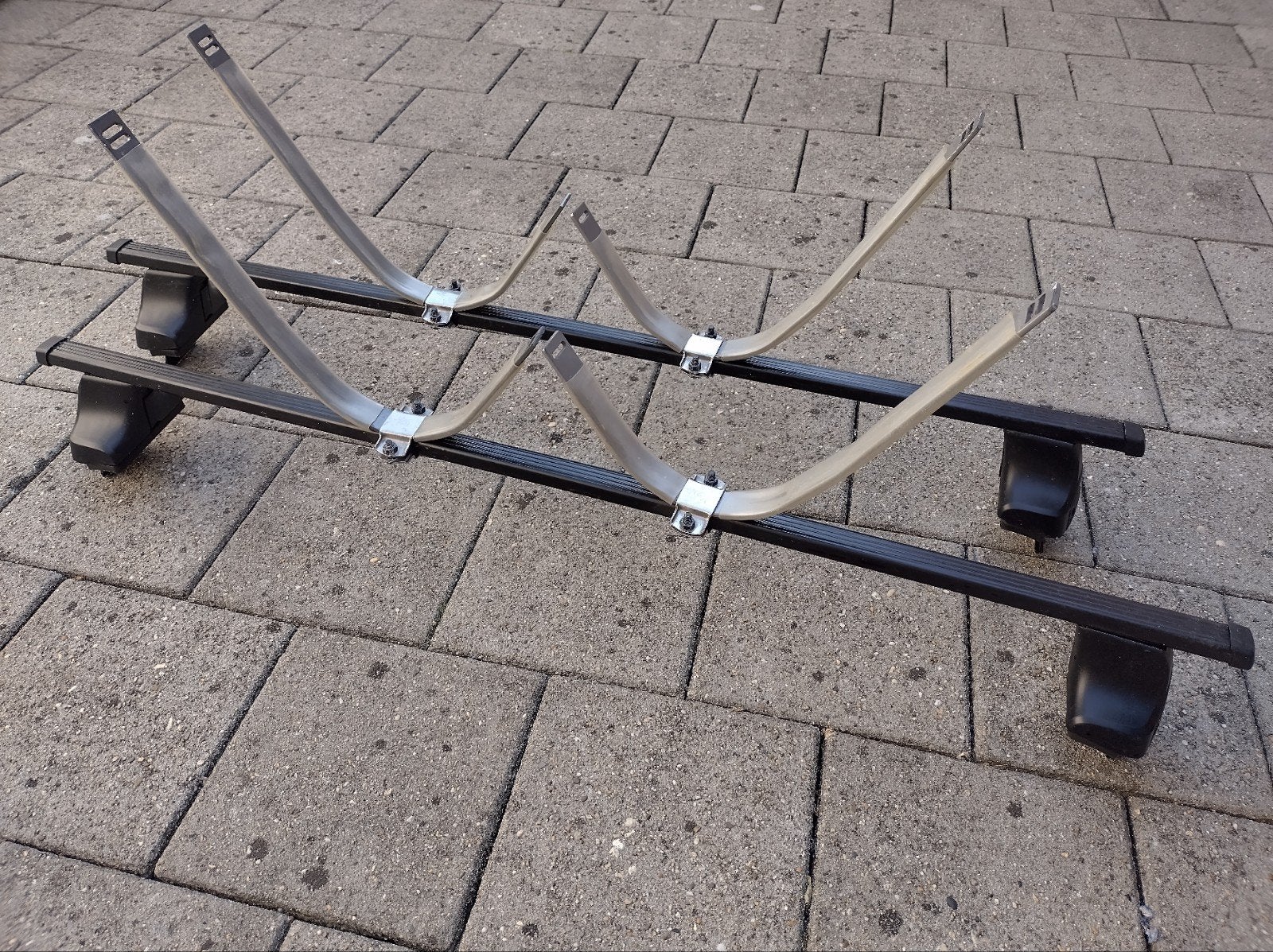 Thule dakdragers voor Audi TT + kayakhouders, Ophalen, Gebruikt