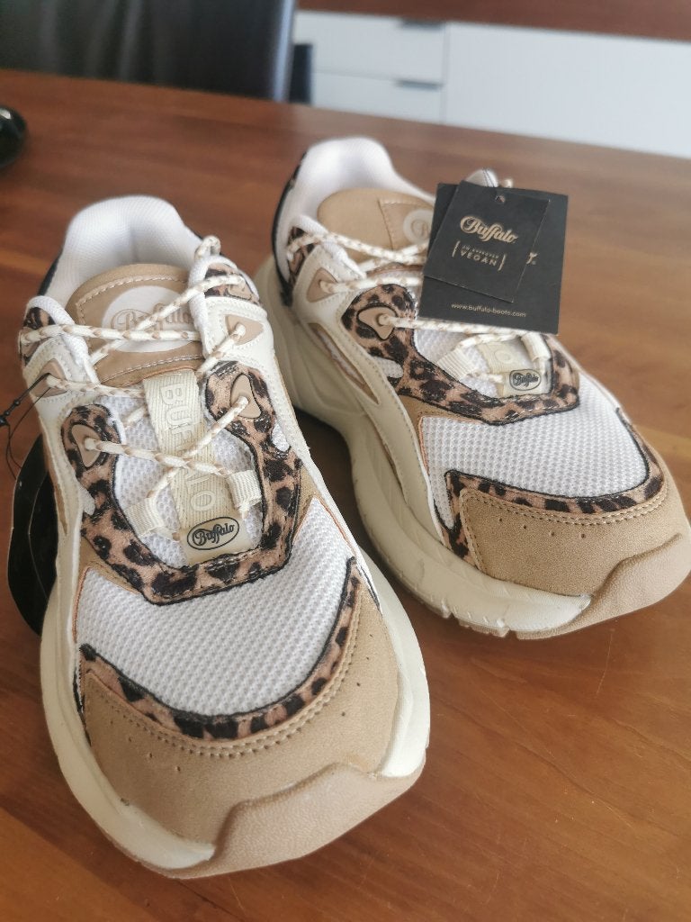 Buffalo, dames schoen, maat 37, Bruin, Verzenden, Nieuw, Sneakers of Gympen