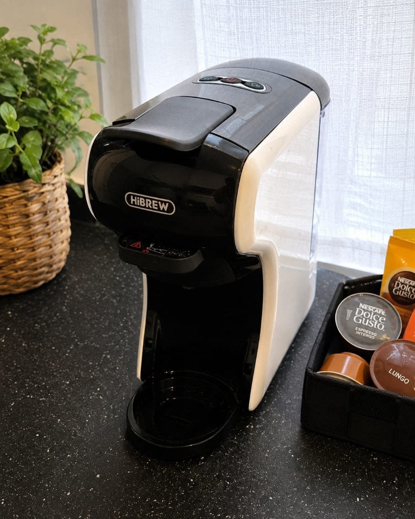 HiBREW ST-504 19 Bar koffiemachine | Nespresso + Dolce Gusto, Ophalen, Afneembaar waterreservoir, Gebruikt, Koffiemachine