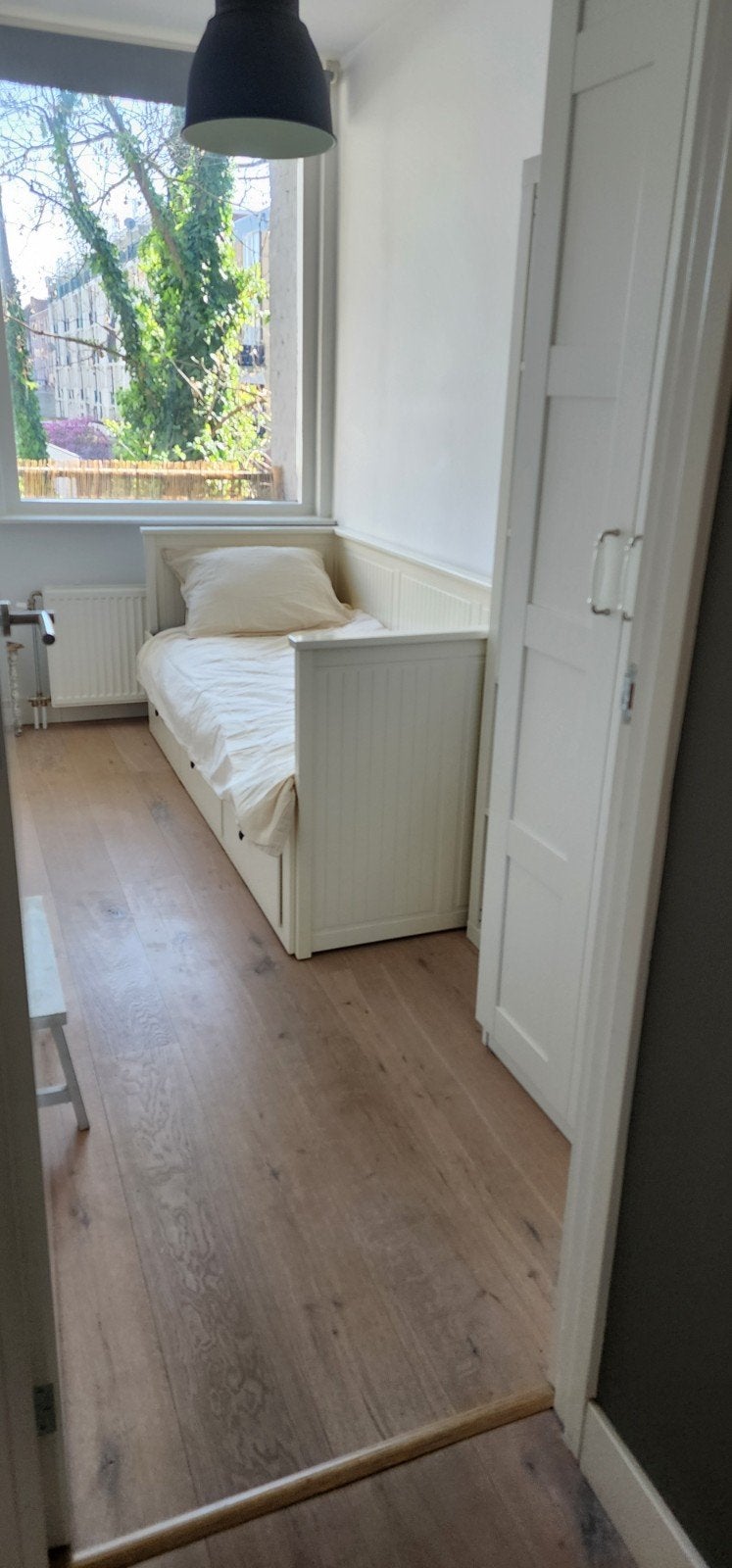 IKEA Hemnes Bedbank - Wit, Zo goed als nieuw, Ophalen, Wit, Tweepersoons, Zo goed als nieuw