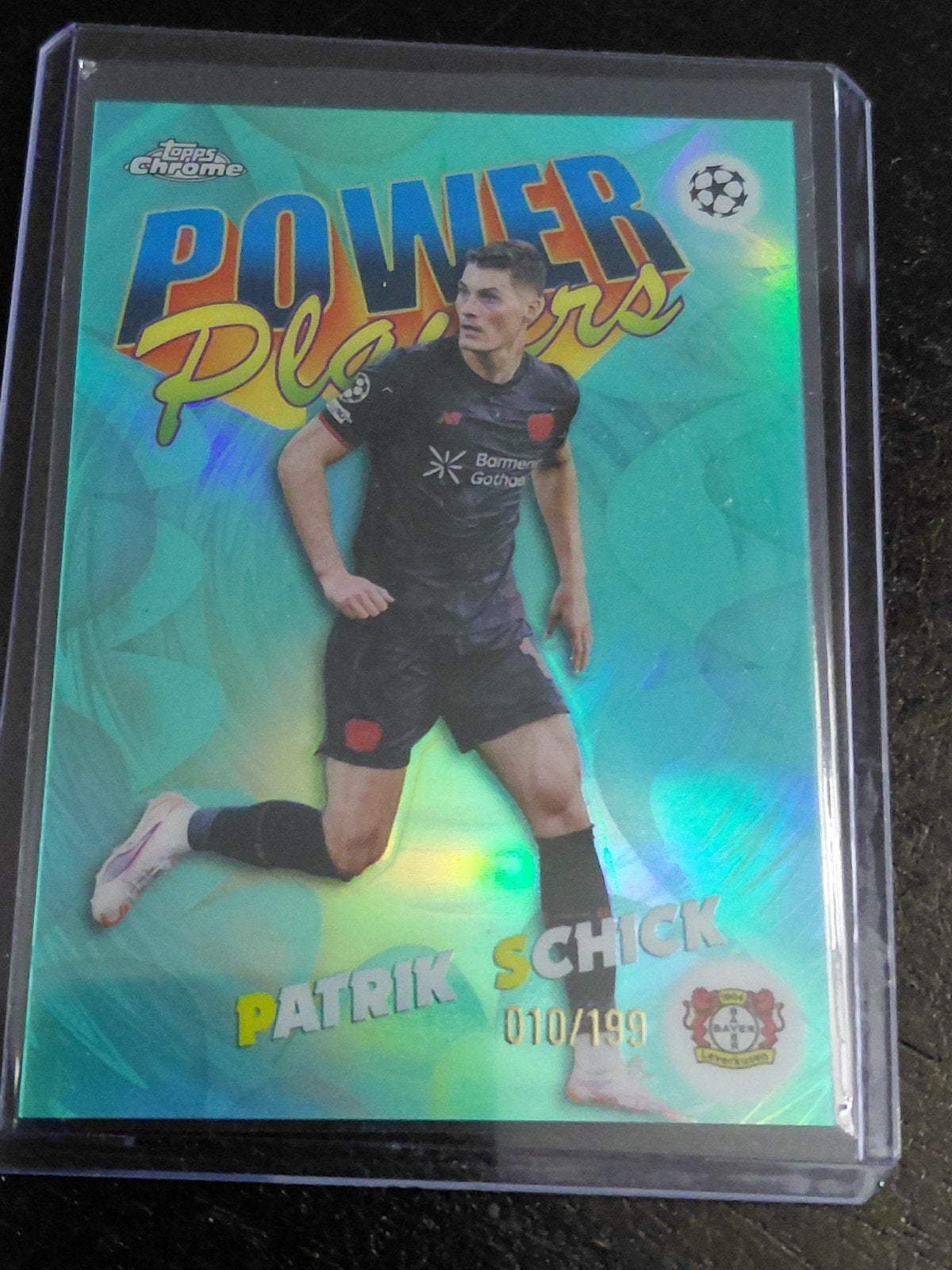 Patrik Schick Topps Chrome Power Players 010/199, Ophalen of Verzenden, Zo goed als nieuw, Buitenlandse clubs, Spelerskaart