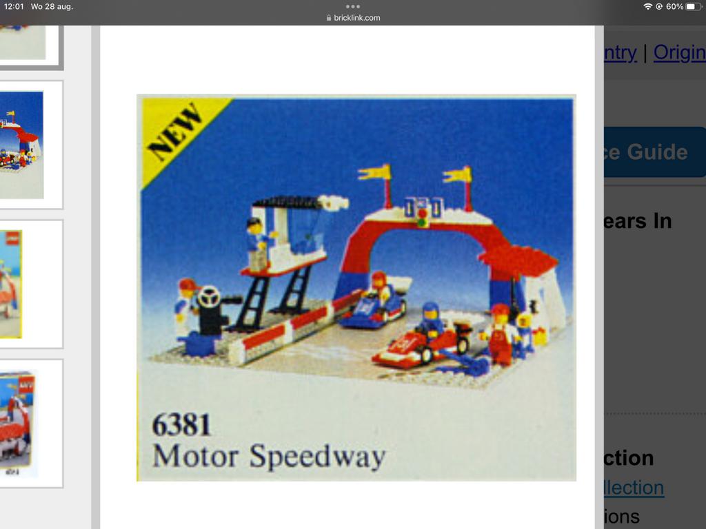 Lego 6381 Motor Speedway, Ophalen, Gebruikt, Overige typen