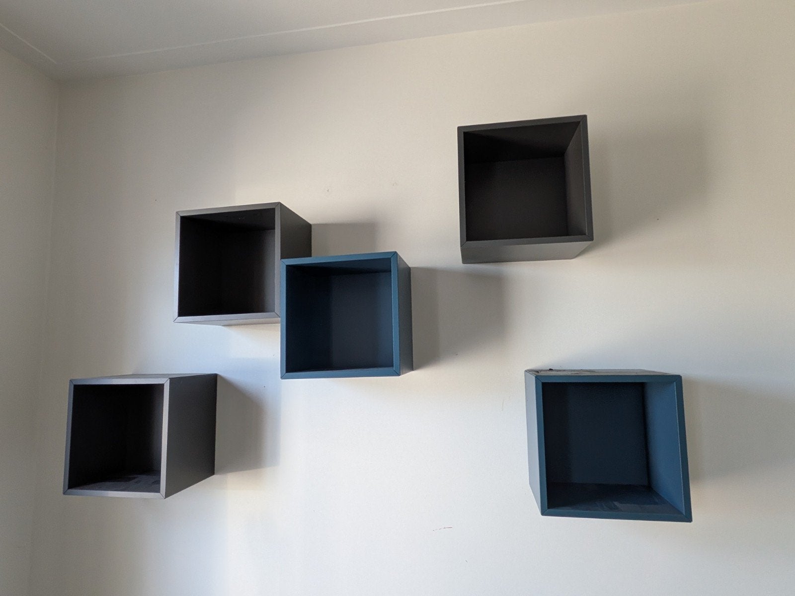 EKET kastjes - set van 5 wandkasten, gebruikt, Ophalen, Gebruikt