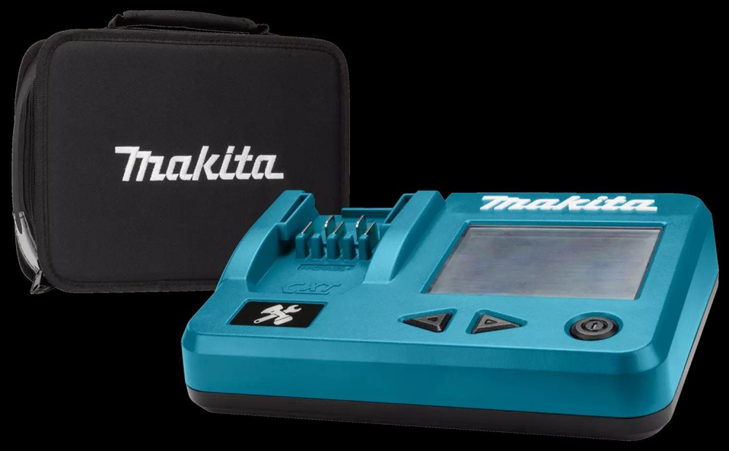 Makita Accutester met Diagnostisch Scherm en Tas, Doe-het-zelf en Verbouw, Gereedschap | Handgereedschap, Verzenden, Zo goed als nieuw