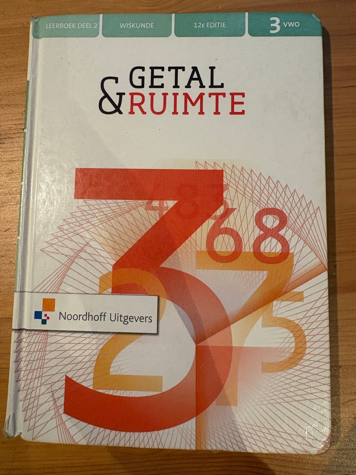 Getal & Ruimte Wiskunde 3 VWO Leerboek Deel 2 12e editie, Ophalen of Verzenden, Gelezen, VWO, Wiskunde A