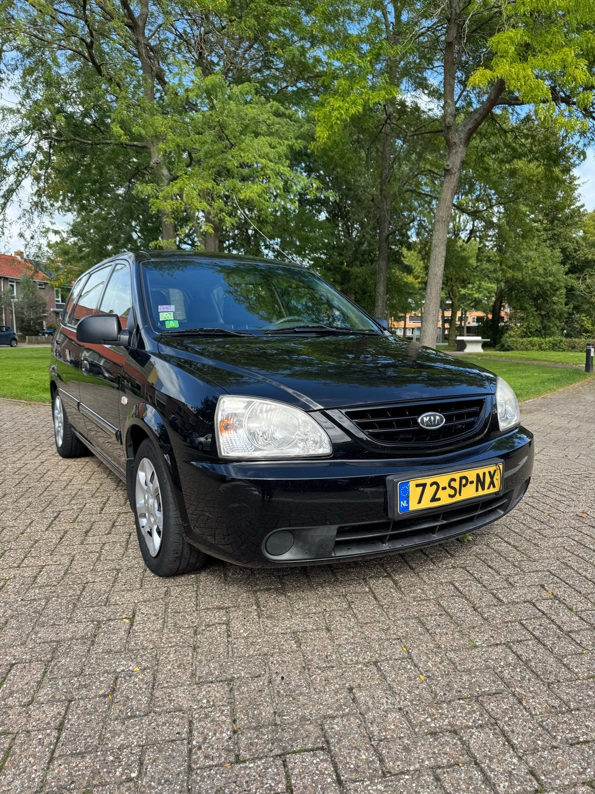 Kia Carens 2006 Ideaal voor gezinnen of rolstoelgebruikers., Voorwielaandrijving, Stof, 1250 kg, 4 cilinders