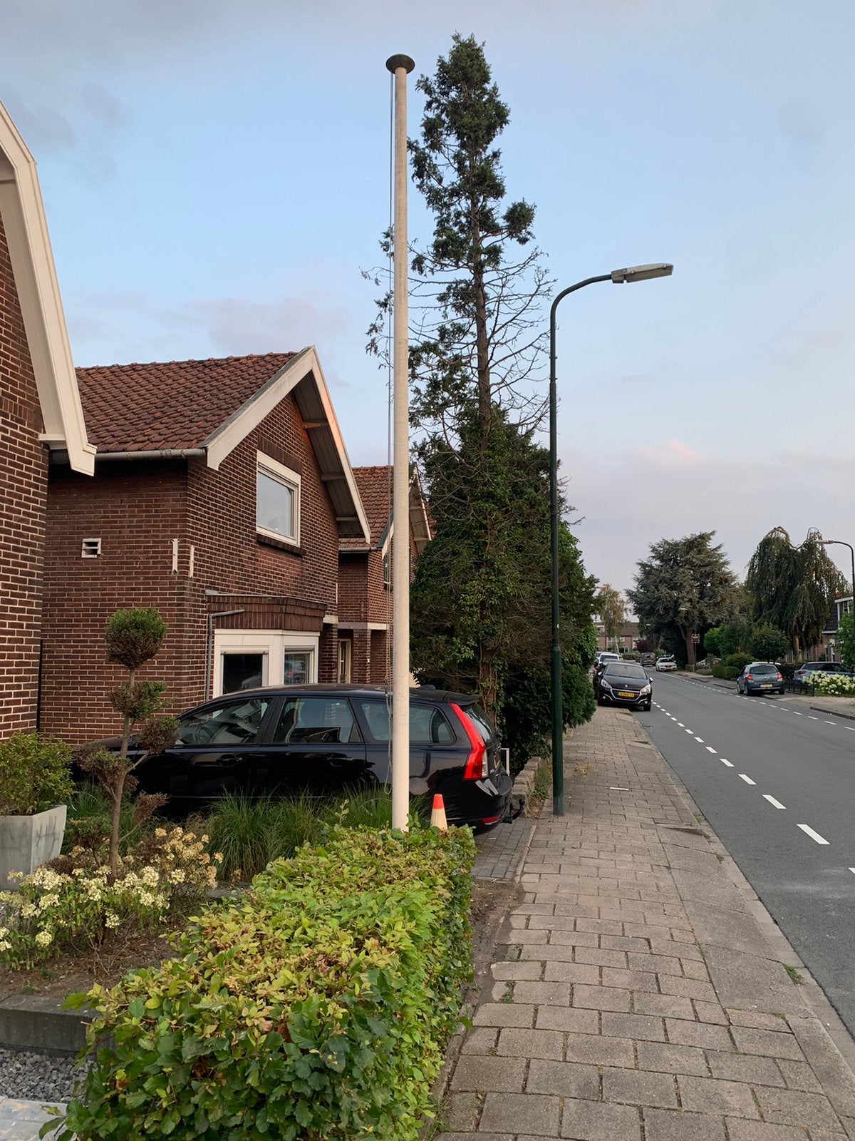 Vlaggenmast 6m, Ophalen of Verzenden, Gebruikt